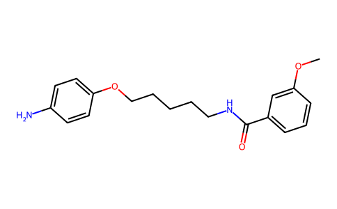m-Anisamide, N-(5-(p-aminophenoxy)pentyl)- 109808-49-3